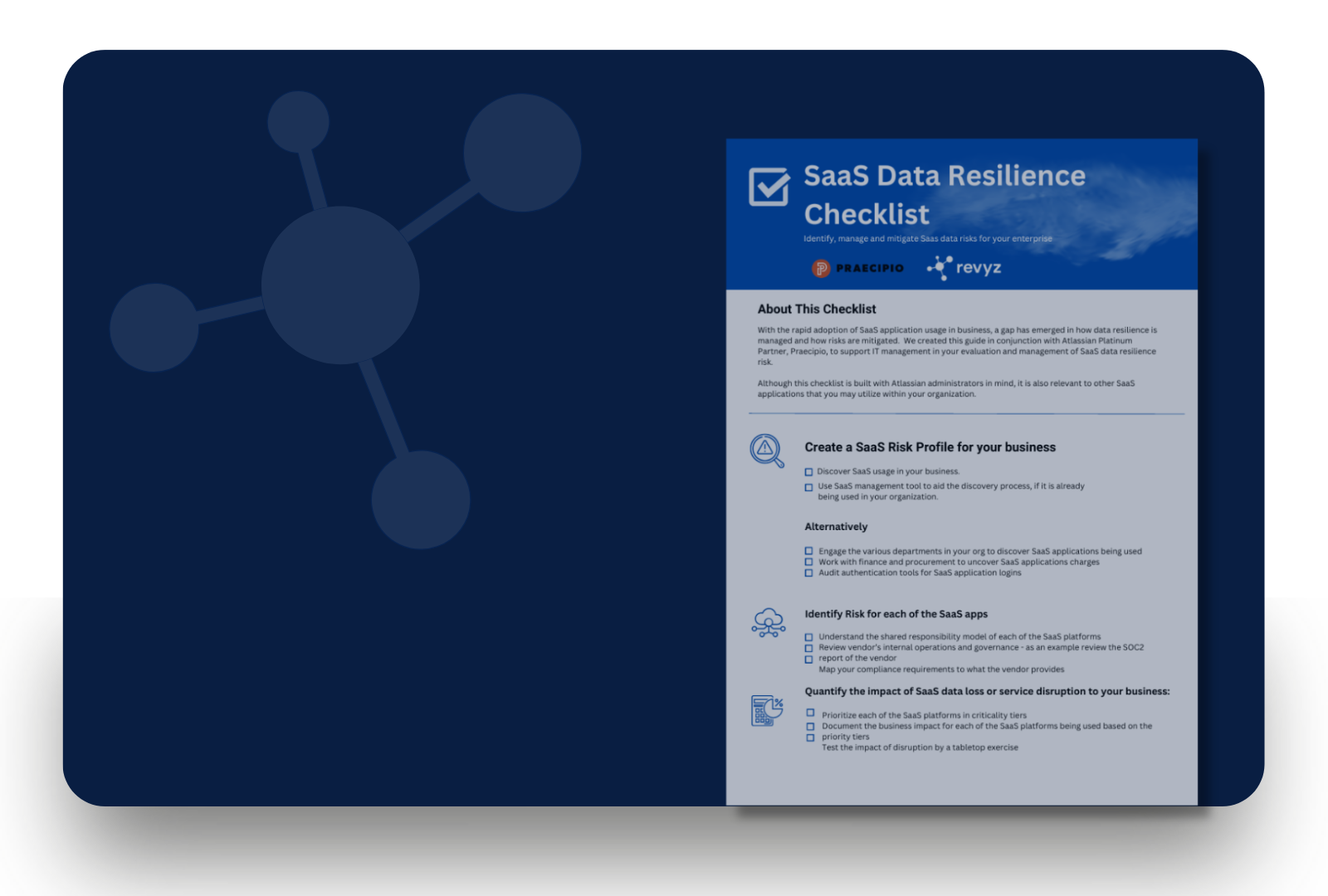Revyz Saas Data Resilience Checklist